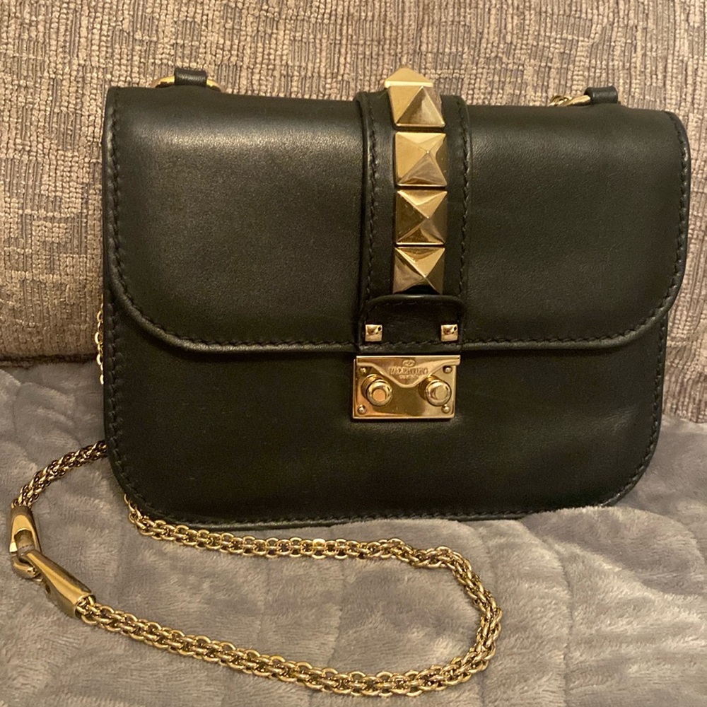 Authentic Valentino Gharavani Rockstud Crossbody Bag